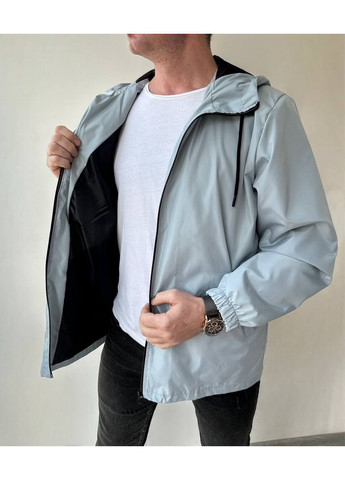 Сіра демісезонна вітровка DK/DL Мода без кордонів