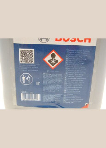 Рідина гальмівна DOT4 HP (5L) (ABS/ESP) 1 987 479 114 (opt-om) Bosch (339647053)