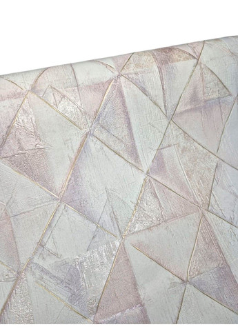 Шпалери Слов’янські вінілові10,05×0,53м, 5737-06, обої рожеві для кухні, вітальні, коридору, дитячої кімнати, спальні Слов'янські шпалери (340275337)