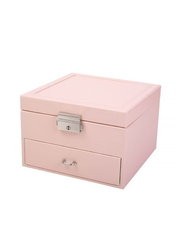 Скринька SP-01143 для прикрас і ювелірних виробів дворівнева з дзеркалом Pink 4 шт. Casegrace (352013140)