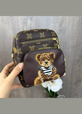 Жіноча міні маленька сумочка Коричневий (1469ДКк) No Brand сумка (341085577)