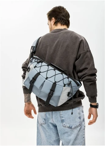 Сумка-бананка с молниями YKK и сетчатым карманом(SB_51411210m) No Brand (384673012)