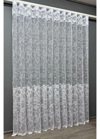 Тюль 1528т Премиум Жаккард 250х270 см (42-0937) VR-Textil (377157105)