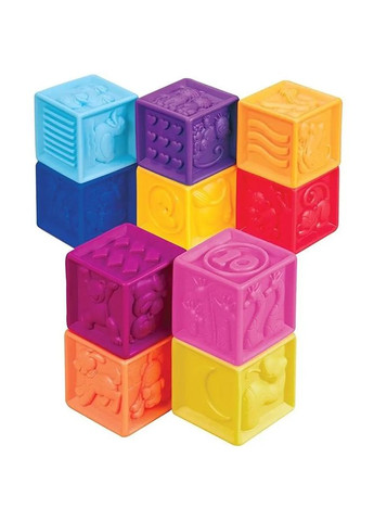 Кубики силіконові Порахуй-ка!, 10 шт. () Battat BX1002Z (335030810)