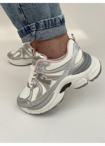 Жіночі стильні кросівки білі (B007) No Brand білі демісезони (360965436)