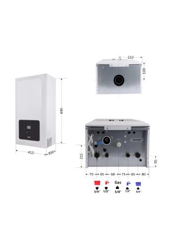 Котел газовий Optimum Premix 36 кВт AIRFEL (396535102)