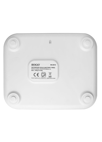Весы напольные SS-2910 (стекло, аккумулятор) Sogo (360572804)