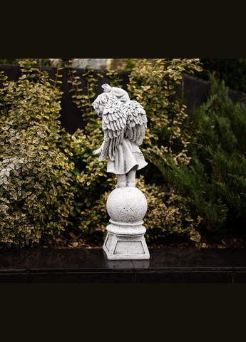 Ангелочек девочка на шаре 58*19*15 см (СП5223 серый) Гранд Презент (282743515)