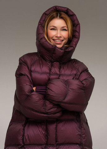 Фіолетовий зимній Пуховик Yimosis