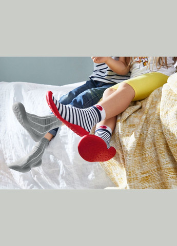 Шкарпетки-капці з антиковзною гнучкою підошвою для хлопчика 332336 сірий Lupilu (273141539)