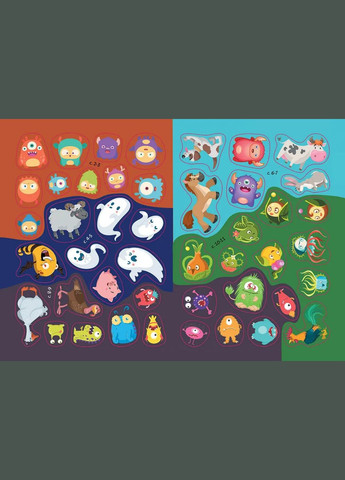 Книга з наліпками Монстрики на фермі (9789669890504) Талант (316081098)