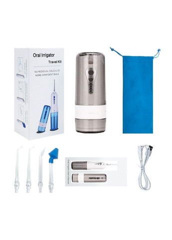 Іригатор портативний для догляду за ротовою порожниною AXSIS™ PR40V gray ORIGINAL (302395796)