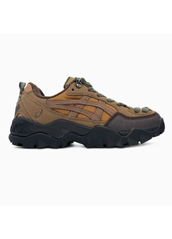 Коричневі літні кросівки asics gel-pickax modern safari brown асікс гель коричневі No Brand