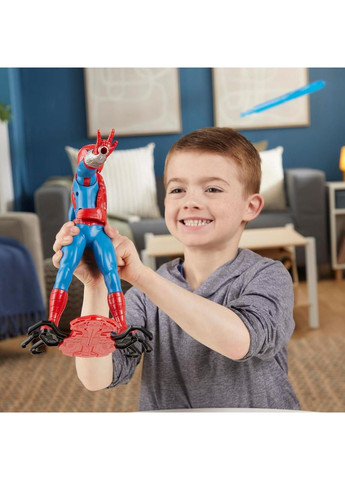 Фигурка Человек Паук Взрывной Удар с аксессуарами Marvel Spider Man Thwip Blast Hasbro (365251418)