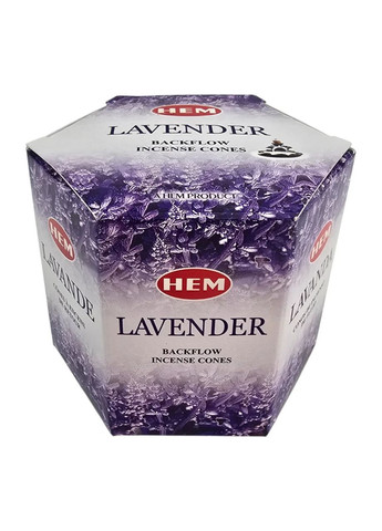 Конусы набор 40 шт Lavender Backflow (Лаванда) HEM (364237951)