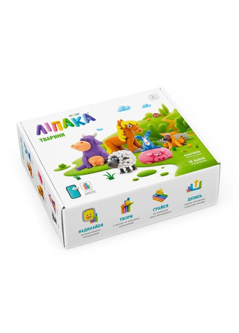 Меганабір самозатвердіючого пластиліну Домашні тварини ЛІПАКА 15012-UA01 No Brand (339778211)