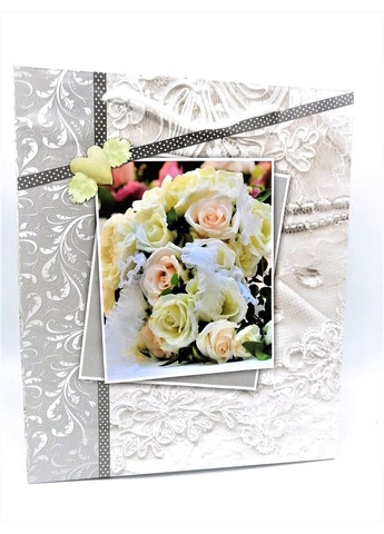 Подарочный бумажный пакет "Торт" (34×28×9 см) — праздничная упаковка для сладких подарков No Brand (366197738)