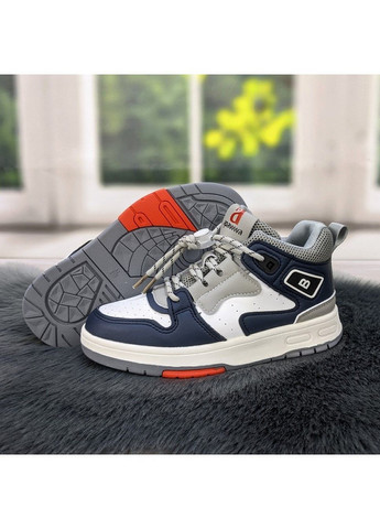 Синій осінні кросівки високі для дівчинки хайтопи Apawwa