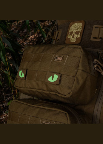 Нашивка Tiger Eyes Laser Cut (пара) Coyote M-TAC (315047114)