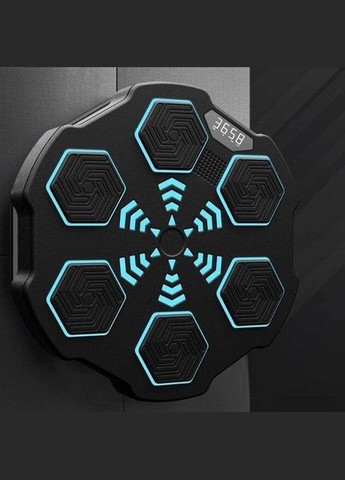 Музыкальная интеллектуальная боксерская машина тренажер, 44*44*7,5 см, груша для бокса с LED подсветкой+ перчатки, Bluetooth No Brand (318307640)