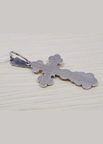 Серебряный крест Распятие Христа с позолотой. 3147-ЧЗ Харківська ювелірна фабрика (299153329)