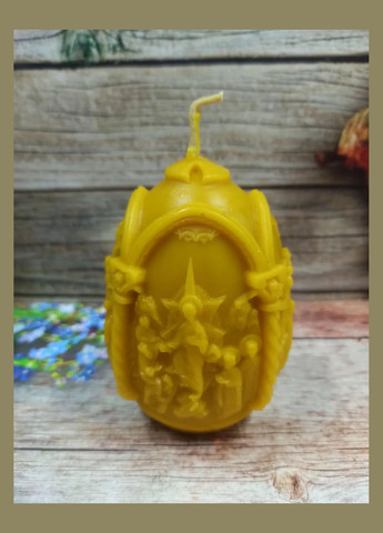 Свічка Яйце великоднє з воску бджолиного 400 грам МЕД ПОШТОЮ (322148977)