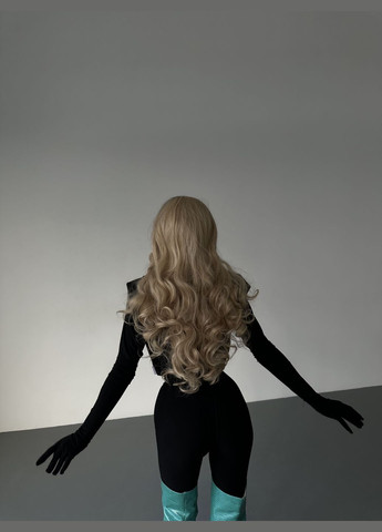 Парик KITTO HAIR омбре блонд голливудская волна, система замещения волос Luxliss (290679943)