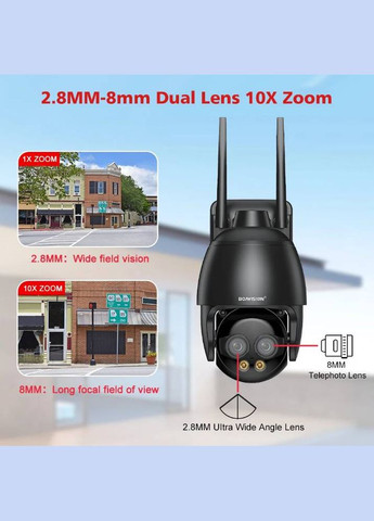 IP камера HD40S14HX-POE 8MP (POE, WiFi, PTZ) (1278) Boavision (333832041)