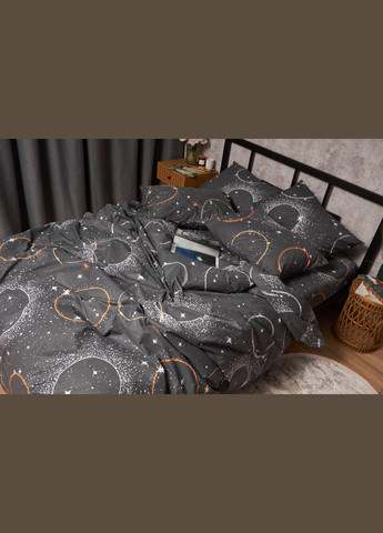 Комплект постельного белья Бязь Gold Люкс «» King Size 220x240 наволочки 2х40х60 (MS-820005635) Moon&Star Cosmic Glow (302973791)