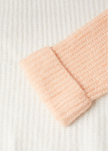 Білий зимовий светр вʼязаний з вмістом вовни та альпака оверсайз джемпер джемпер Mango