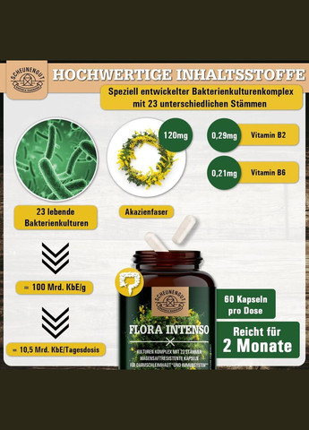 Комплекс пробиотиков 23 штамма Scheunengut 60 капсул No Brand (303126497)