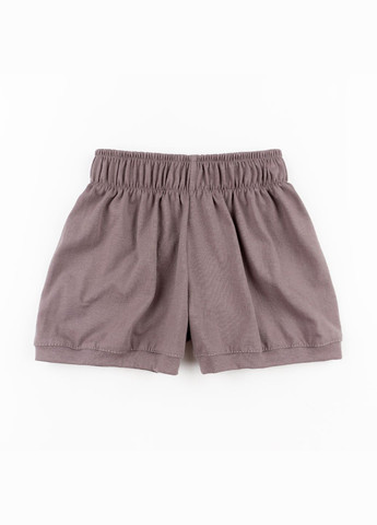 Коричневый летний топ и шорты dexter`s на лето с принтом wild love dexter's