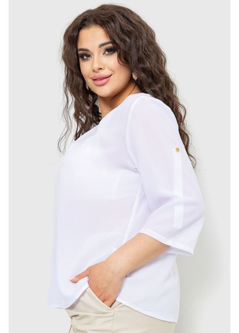 Белая блуза однотонный Ager 230R061-4