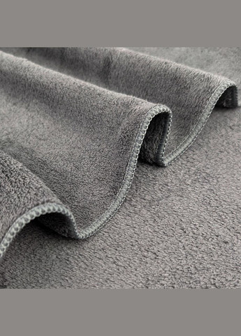 Набір рушників мікрофібра 35x75 см + 70x140 см (60136) LoveYouHome сірий