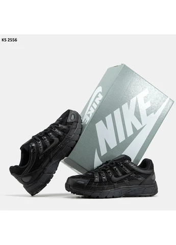 Черные демисезонные кроссовки мужские nike p-6000 total black найк п-6000 черные No Brand