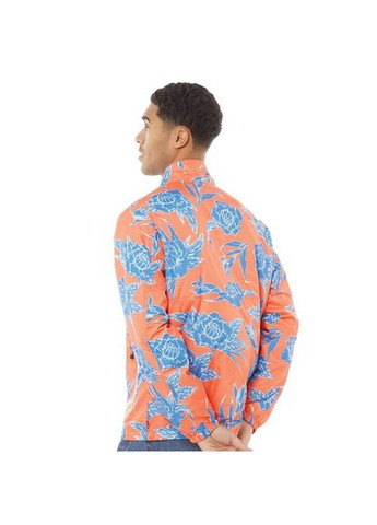 Коралловая демисезонная ветровка Levi's Larkin Men's Pullover 1/2 Zip Jacket Windbreaker Coral Orange