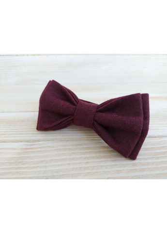 Галстук бабочка вишневая однотонная с нагрудним платком Major Style (366036887)