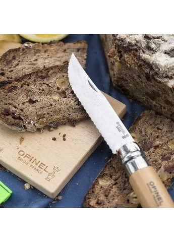 Нож кухонный Inox Natural №12 Serrated нержавеющая сталь (002441) Opinel (363132398)