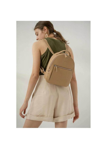 Рюкзак женский кожаный с ремнем через плечо Groove S карамель флотар The Wings (301871851)