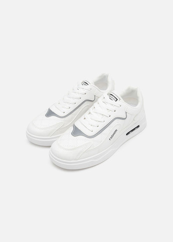 Белые демисезонные мужские кроссовки цвет белый цб-00236446 No Brand