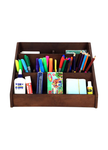 Органайзер настільний з дерева Донлаваж капучино (КНЦ-005709) No Brand (328225148)