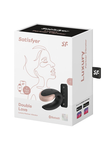 Смарт-вібратор для пар Double Love (Black) Satisfyer (316231862)