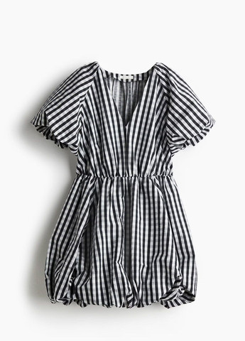 Чорна кежуал сукня H&M в клітинку