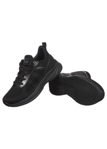 Черные демисезонные женские кроссовки из текстиля b173-1 Yike