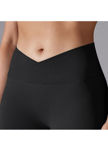 Лосини фітнес з ефектом push-up V-образним поясом No Brand (353302940)