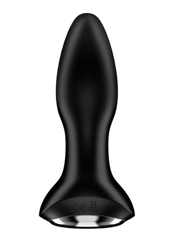 Анальная смарт-вибропробка с жемчужным массажем Rotator Plug 2+ Black - CherryLove Satisfyer (339868248)