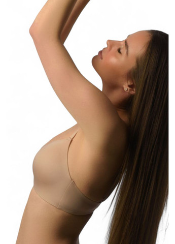 Бежевый бюстгальтер мягкий бесшовный без косточек l1508a astro Luna микрофибра