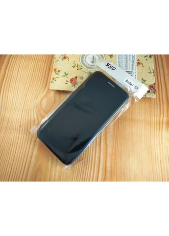 Черный магнитный чехол-книжка для redmi 6A с визитницей Xiaomi (396508475)
