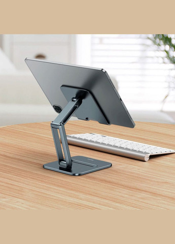 Держатель для мобильного Desktop Biaxial Foldable Metal Stand (for Tablets) Grey Baseus (314977017)