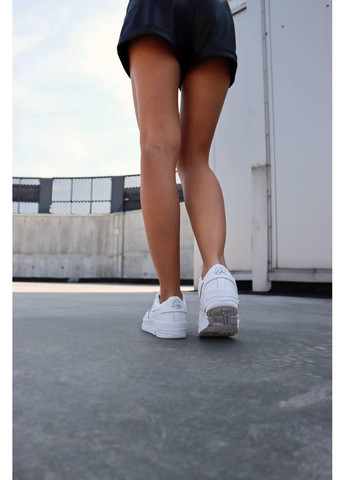 КРОСІВКИ ЖІНОЧІ NIKE AIR FORCE 1 PIXEL WHITE 2 НАЙК АІР ФОРС 1 ПРЕМІУМ No Brand білі демісезони (368888184)